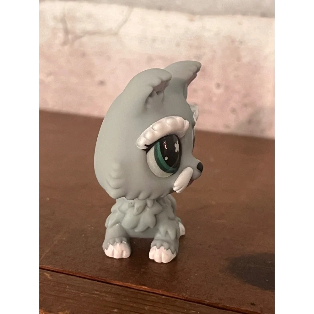 Littlest Pet Shop LLS G7 Old Man Scottie Dog #314 Grey‎ White